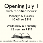 Monroe Public Library Modified Hours